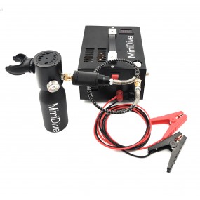 Mini Dive Evo (0.2 L / 12 cu in) + 12v / 110v / 220v Mini Compressor