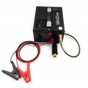 Mini Dive Evo (0.2 L / 12 cu in) + 12v / 110v / 220v Mini Compressor