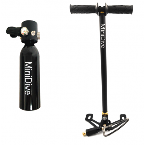 Mini Dive Air (0.5 L / 30 cu in) + Hand Pump •REF•